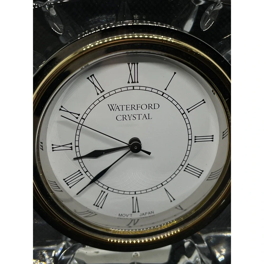 Vintage Waterford Crystal‎ Portico Desk Mantel Clock